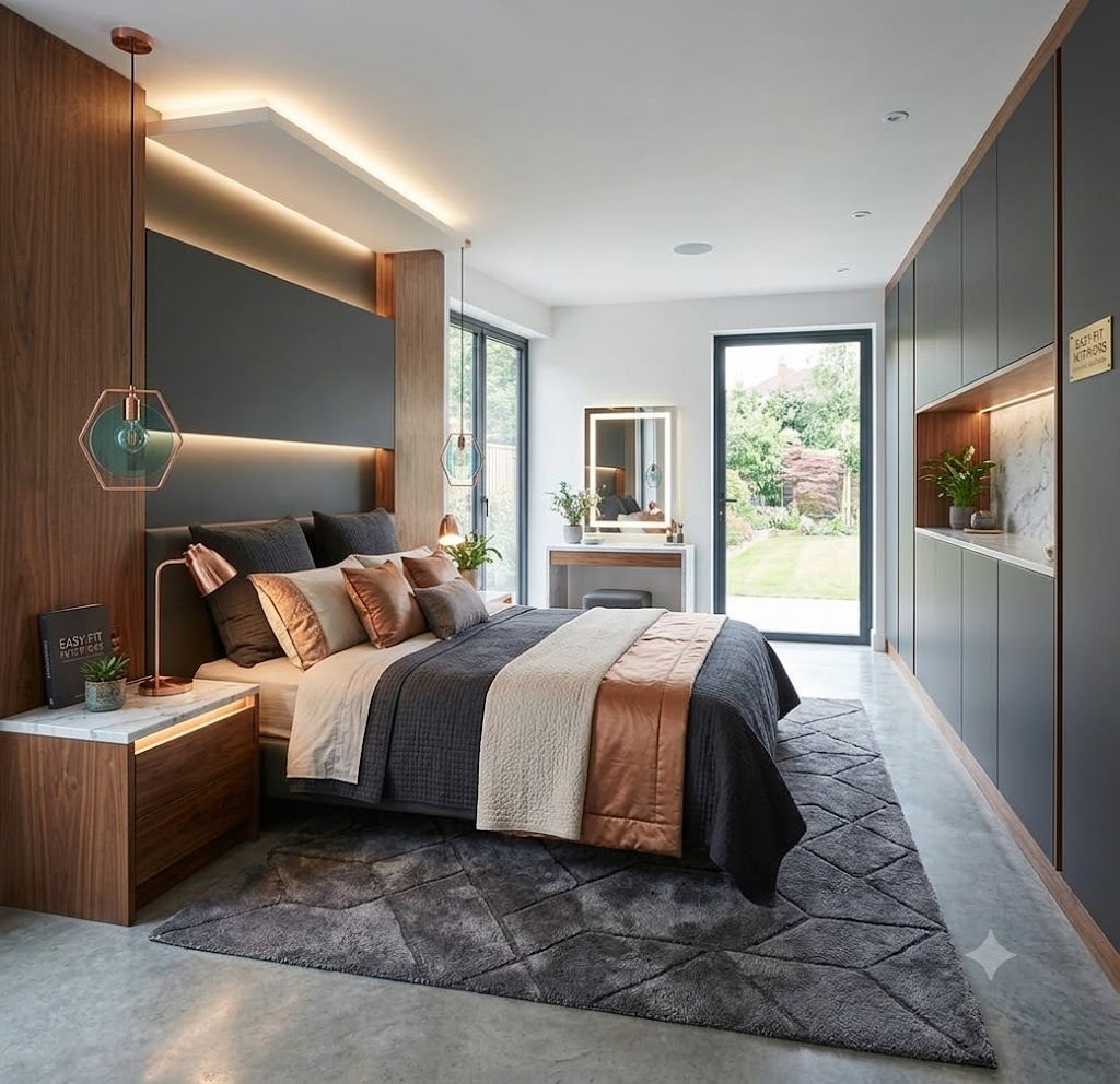 Bespoke bedroom by Easy Fit Interiors